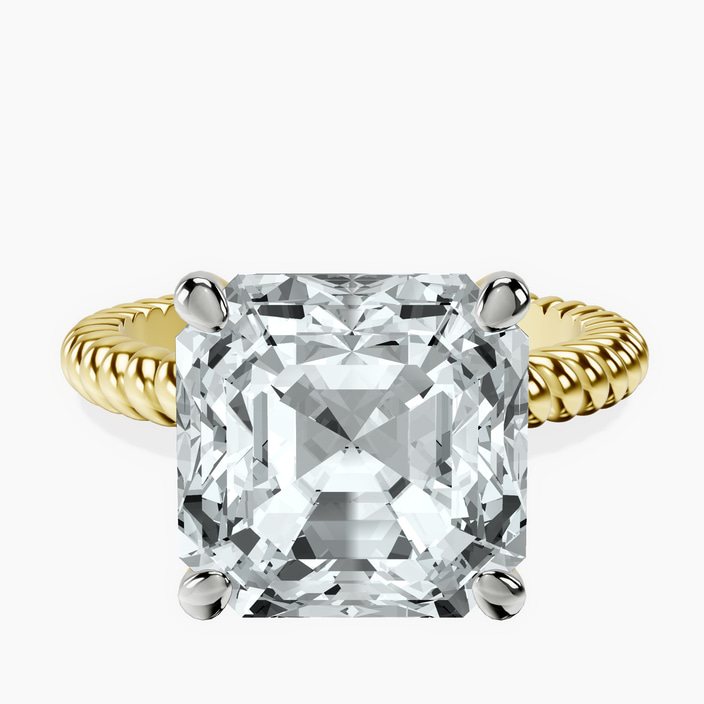 10kt Yellow Gold Sansa Solitaire Lab Diamond Ring front image