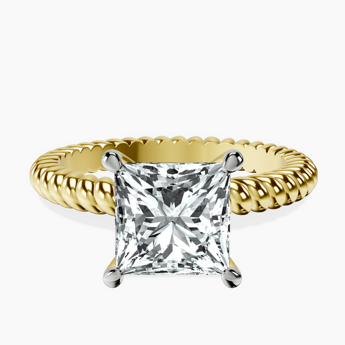 14kt Yellow Gold Sansa Solitaire Lab Diamond Ring front image