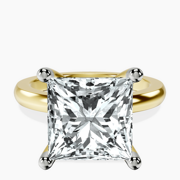 10kt Yellow Gold Quinn Solitaire Lab Diamond Ring front image