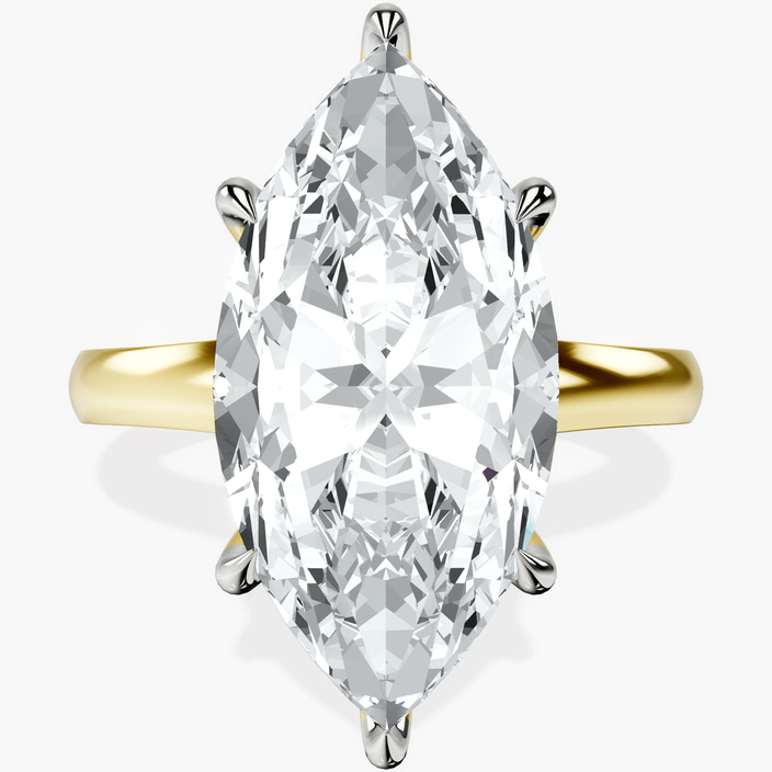 10kt Yellow Gold Arielle Solitaire Lab Diamond Ring front image
