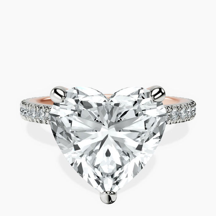 18kt Rose Gold Claire Full Eternity Lab Diamond Ring front image
