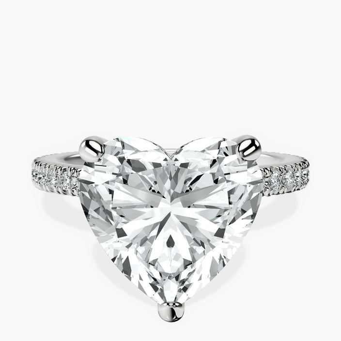 10kt White Gold Claire Full Eternity Lab Diamond Ring front image
