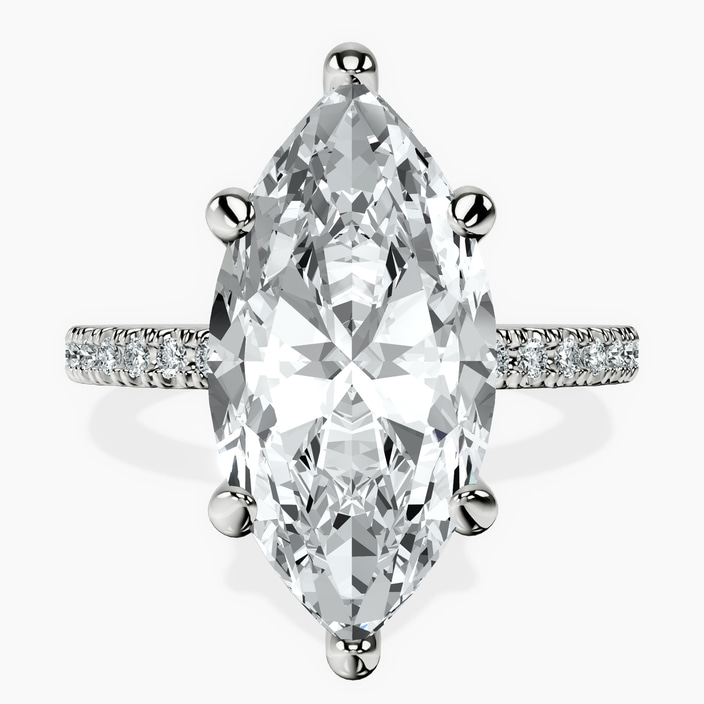 10kt White Gold Claire Full Eternity Lab Diamond Ring front image