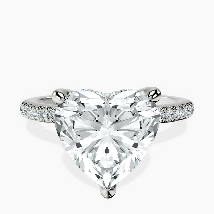 Platinum Serena Eternity Lab Diamond Ring front image