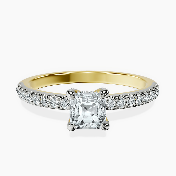 14kt Yellow Gold Serena Eternity Lab Diamond Ring front image