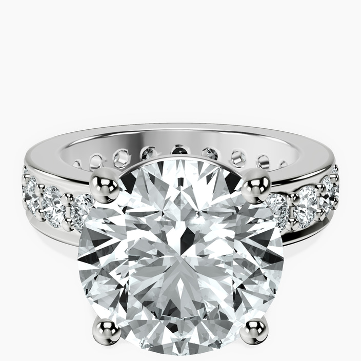10kt White Gold Madeline Full Eternity Lab Diamond Ring front image
