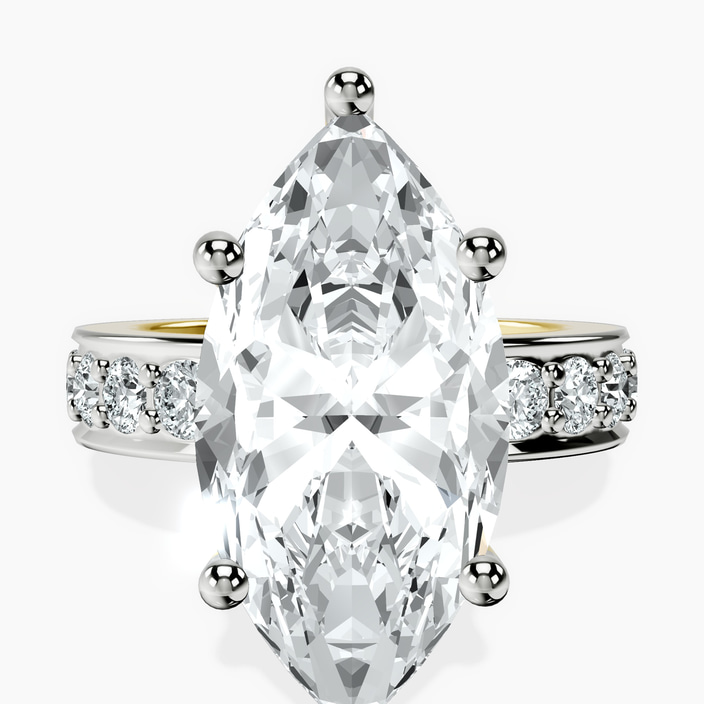 10kt Yellow Gold Madeline Full Eternity Lab Diamond Ring front image