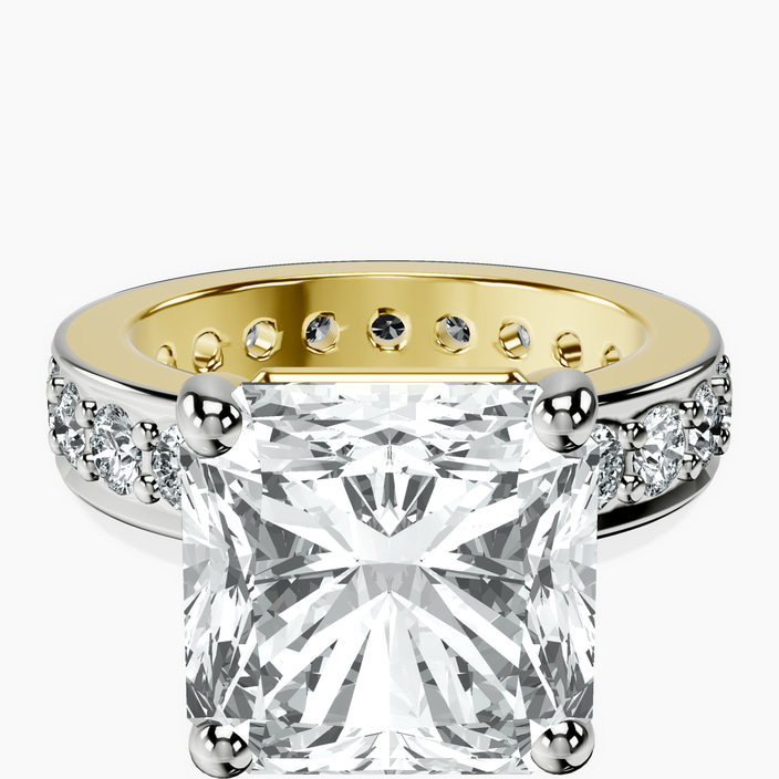 10kt Yellow Gold Madeline Full Eternity Lab Diamond Ring front image