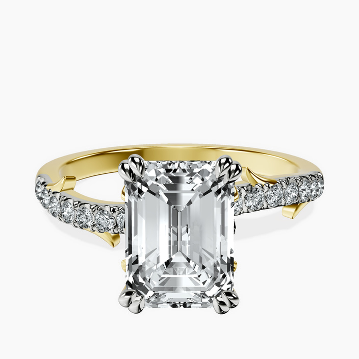 10kt Yellow Gold Phoebe Twigs Lab Diamond Ring front image
