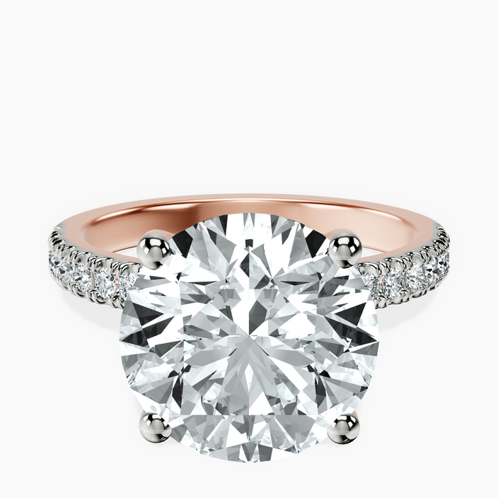 14kt Rose Gold Nomi Classic Eternity Lab Diamond Ring front image