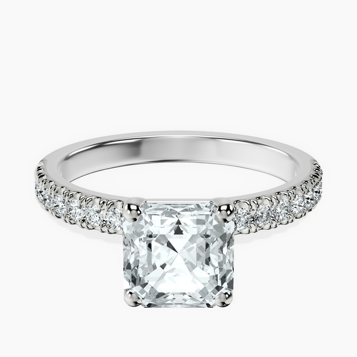 9ct White Gold Nomi Classic Eternity Lab Diamond Ring front image