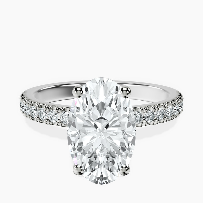 10kt White Gold Nomi Classic Eternity Lab Diamond Ring front image