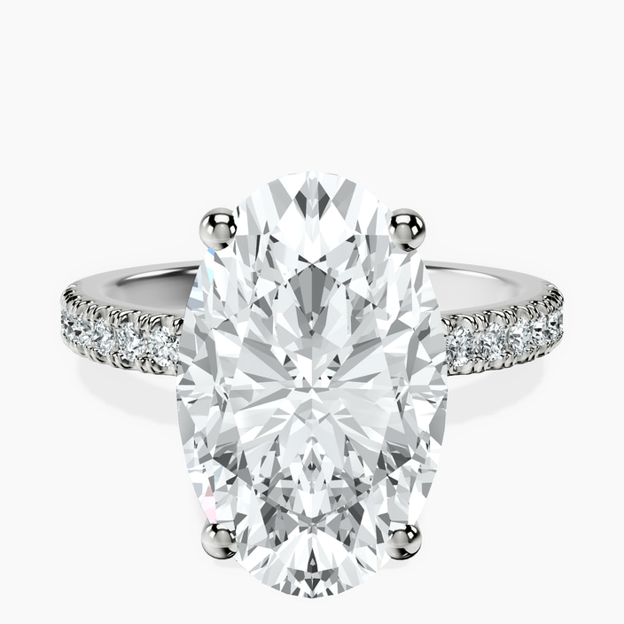 10kt White Gold Nomi Classic Eternity Lab Diamond Ring front image