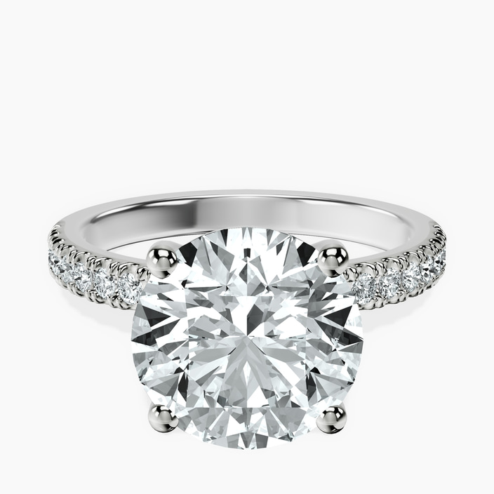 10kt White Gold Nomi Classic Eternity Lab Diamond Ring front image