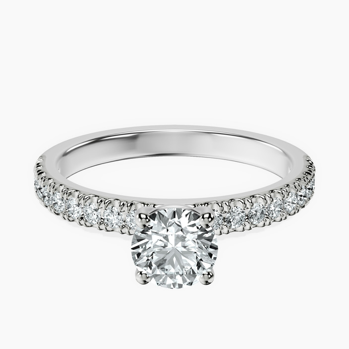10kt White Gold Nomi Classic Eternity Lab Diamond Ring front image