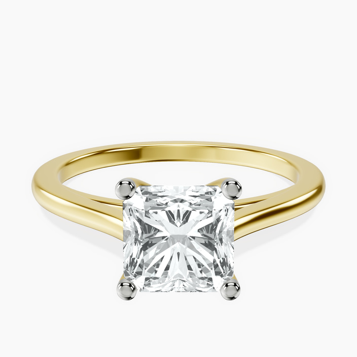 10kt Yellow Gold Teagan Solitaire 1.5mm Lab Diamond Ring front image