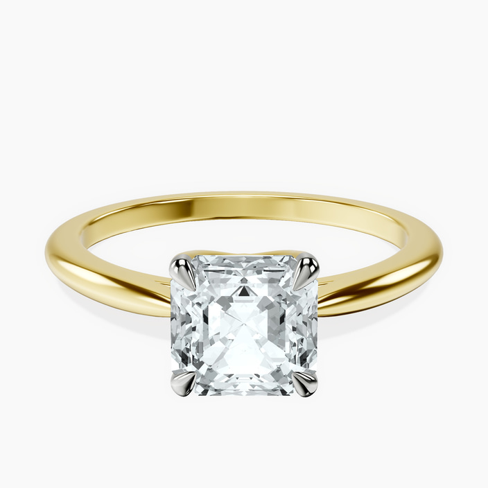 14kt Yellow Gold Azalea Classic Solitaire 1.5mm Lab Diamond Ring front image