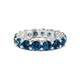 10kt White Gold Elysia Round Lab Diamond Eternity Ring (1 Ct. Tw.) front image