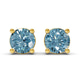10kt Yellow Gold Four Prong Round Lab Diamond Stud Earrings (8 Ct. Tw.) front image