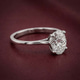 18kt Yellow Gold Teagan Solitaire 2mm Lab Diamond Ring color product image two