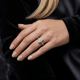 Platinum Venetia Half Eternity Lab Diamond Ring model image