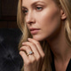 18kt Rose Gold Regalia Milgrain Lab Diamond Ring model image two