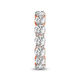 10kt Rose Gold Elysia Round Lab Diamond Eternity Ring (7 Ct. Tw.) standing product image one