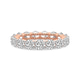 14kt Rose Gold Neveah Round Lab Diamond Eternity Ring (6 Ct. Tw.) front image
