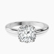 14kt White Gold Malissa Solitaire Lab Diamond Ring front image