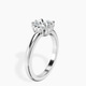 14kt White Gold Malissa Solitaire Lab Diamond Ring standing product image one