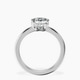 Platinum Malissa Solitaire Lab Diamond Ring side right image one