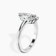 Platinum Malissa Solitaire Lab Diamond Ring standing product image one