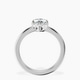 Platinum Malissa Solitaire Lab Diamond Ring side right image one