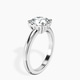Platinum Malissa Solitaire Lab Diamond Ring standing product image one
