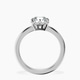 Platinum Malissa Solitaire Lab Diamond Ring side right image one
