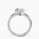 Platinum Malissa Solitaire Lab Diamond Ring side right image one
