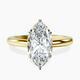 14kt Yellow Gold Malissa Solitaire Lab Diamond Ring front image