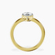 14kt Yellow Gold Malissa Solitaire Lab Diamond Ring side right image one