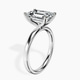 Platinum Four Prong Solitaire 2mm Lab Diamond Ring standing product image one