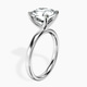 Platinum Four Prong Solitaire 2mm Lab Diamond Ring standing product image one