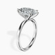 Platinum Six Prong Solitaire 2mm Lab Diamond Ring standing product image one
