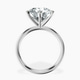 Platinum Six Prong Solitaire 2mm Lab Diamond Ring side right image one
