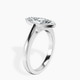 Platinum Bezel Set Solitaire Lab Diamond Ring standing product image one
