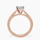 18kt Rose Gold Teagan Solitaire 2mm Lab Diamond Ring side right image one