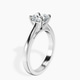 10kt White Gold Teagan Solitaire 2mm Lab Diamond Ring standing product image one