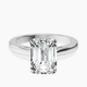 Platinum Teagan Solitaire 2mm Lab Diamond Ring front image