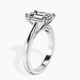 Platinum Teagan Solitaire 2mm Lab Diamond Ring standing product image one
