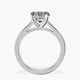 Platinum Teagan Solitaire 2mm Lab Diamond Ring side right image one