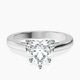 Platinum Teagan Solitaire 2mm Lab Diamond Ring front image