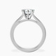 Platinum Teagan Solitaire 2mm Lab Diamond Ring side right image one